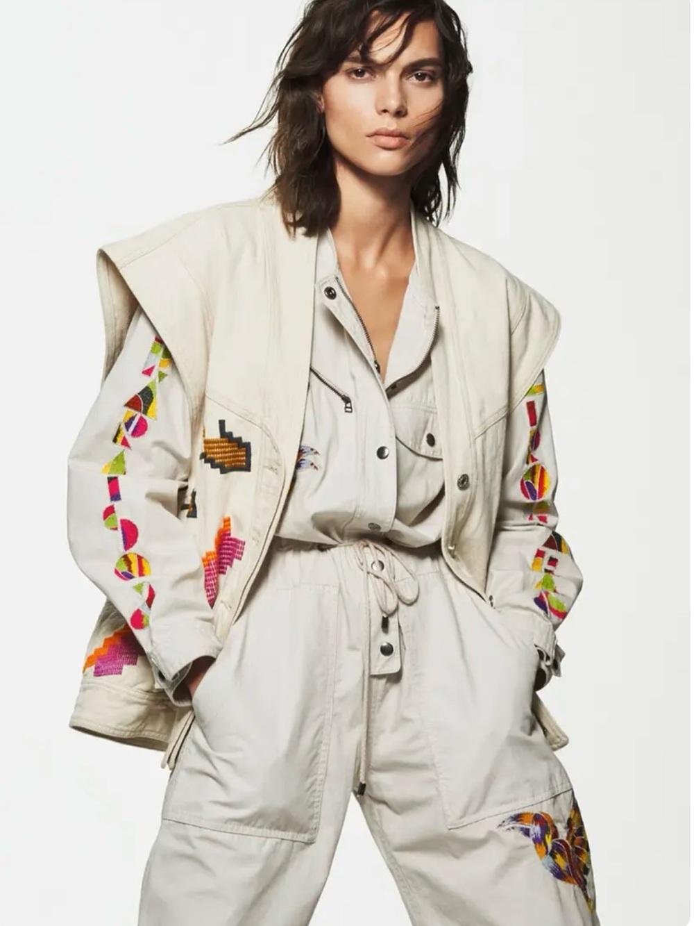 Isabel Marant Gigi Embroidered Jumpsuit